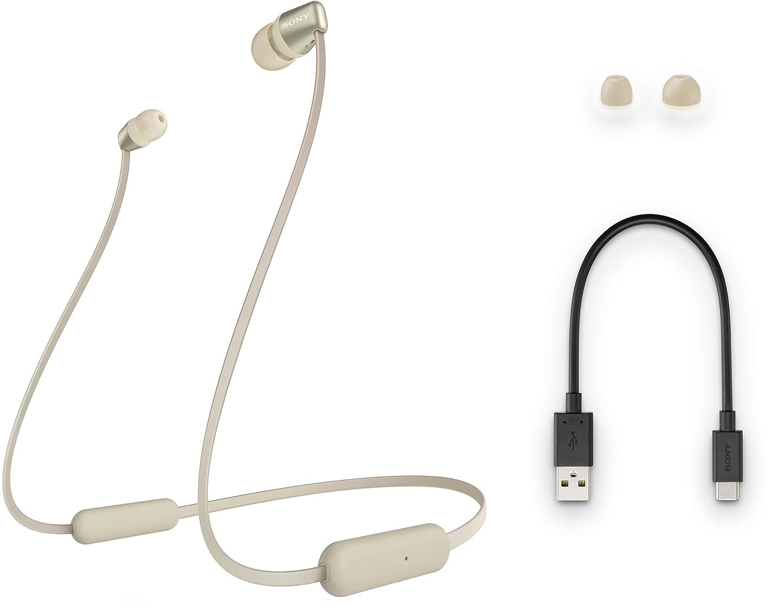Sony WI-C310 Wireless Headphones with 15 Hrs Battery Life, Quick Charge, Magnetic Earbuds for Tangle Free Carrying, BT ver 5.0,Work from Home, in-Ear Bluetooth Headset with mic for Phone Calls (Gold) Sony WI-C310 Wireless Headphones with 15 Hrs Battery Life, Quick Charge, Magnetic Earbuds for Tangle Free Carrying, BT ver 5.0,Work from Home, in-Ear Bluetooth Headset with mic for Phone Calls (Gold)